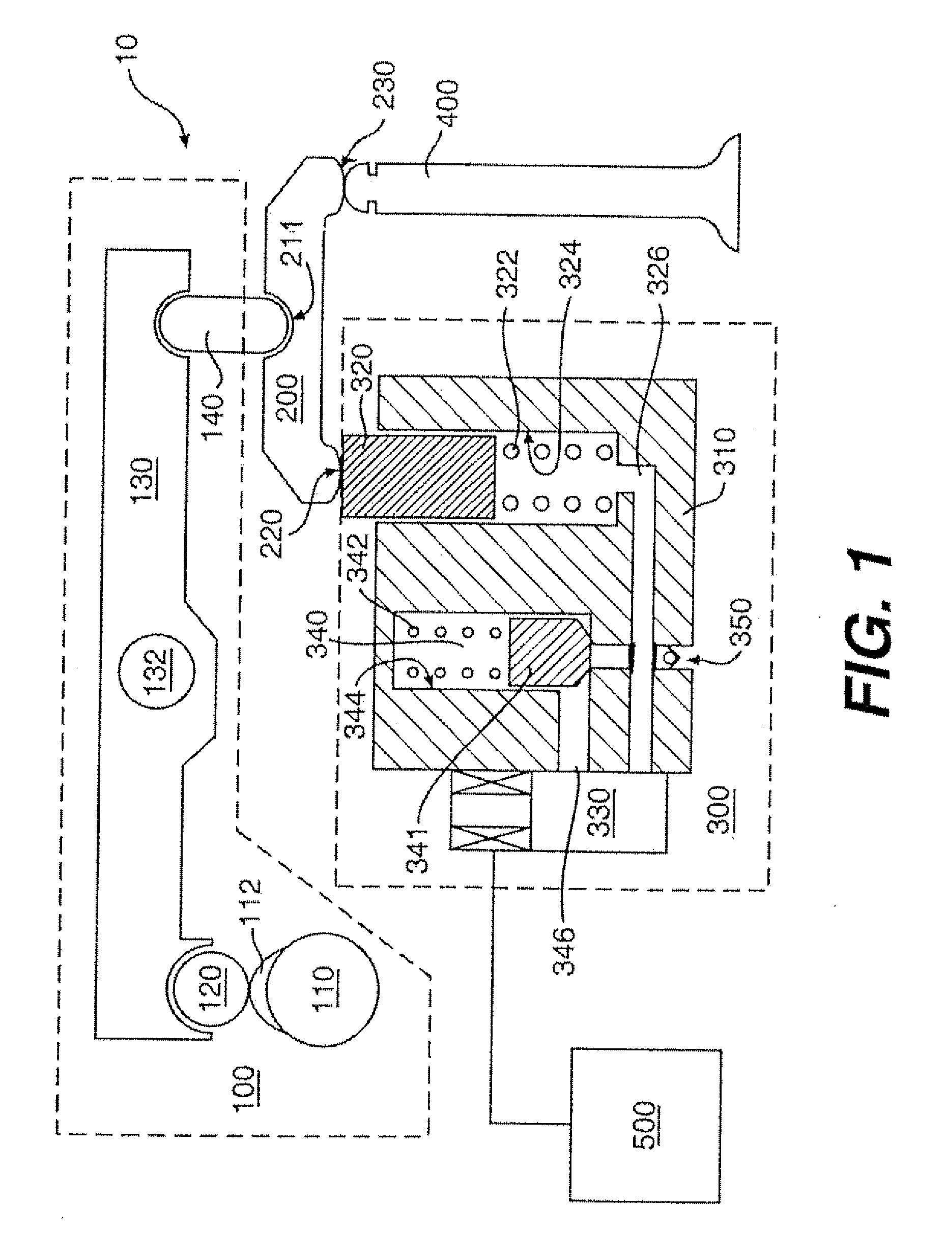 Variable Lost Motion Valve Actuator and Method