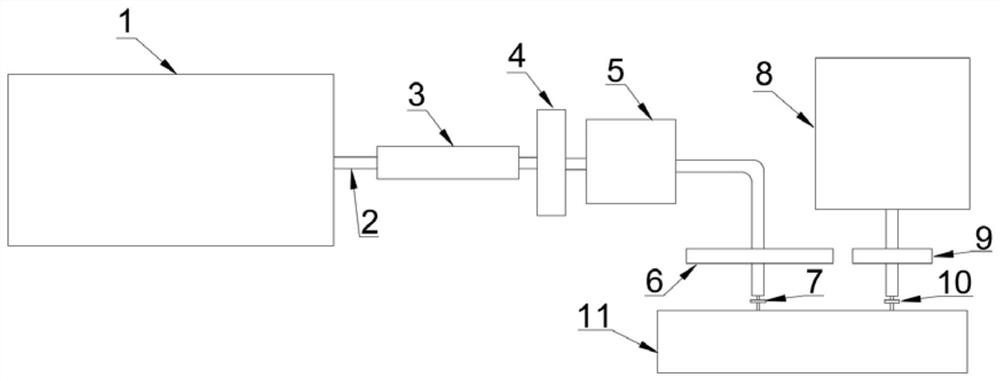 Marine diesel engine ammonia fuel supply system