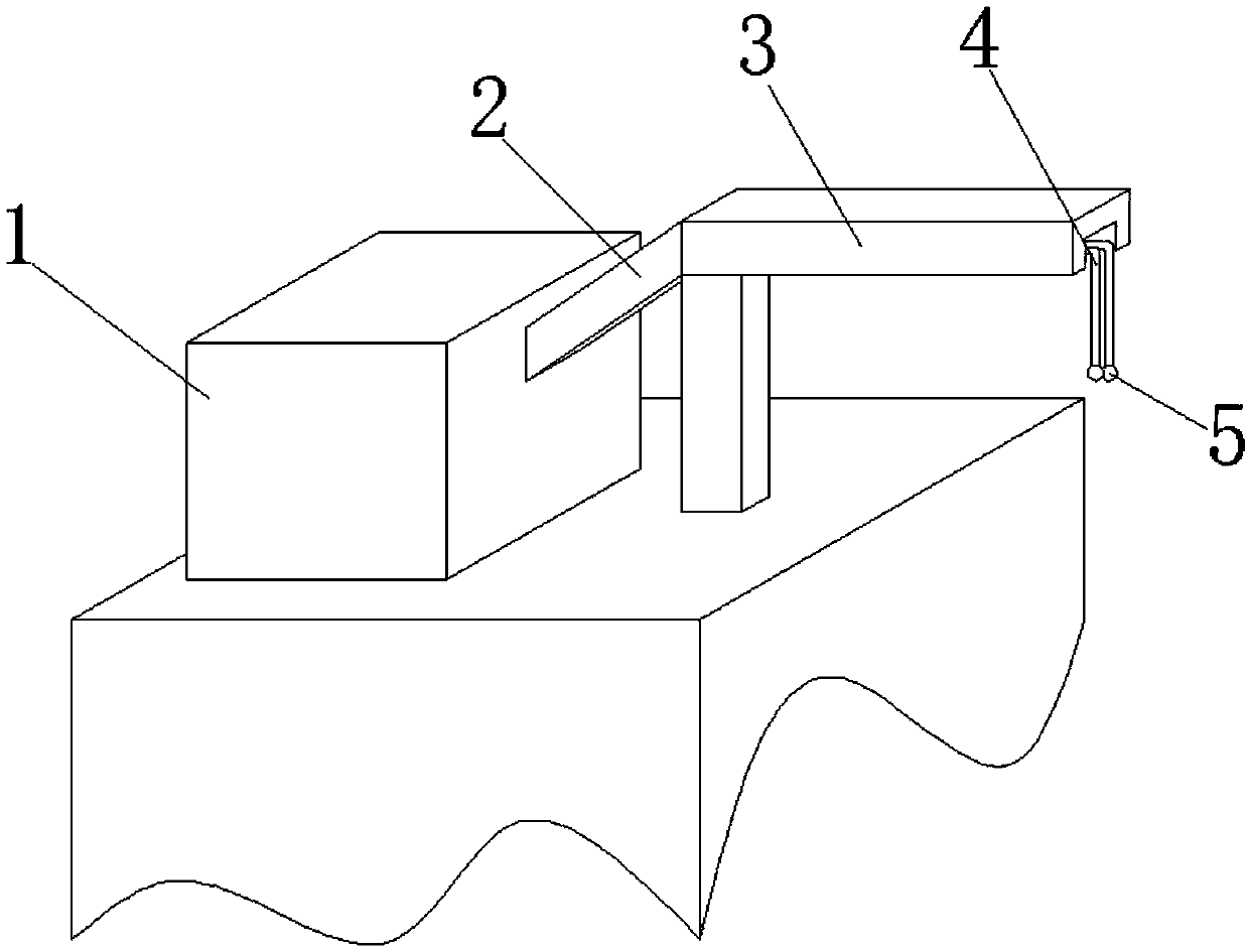 Rope unwinding equipment with fire-extinguishing and rescue functions