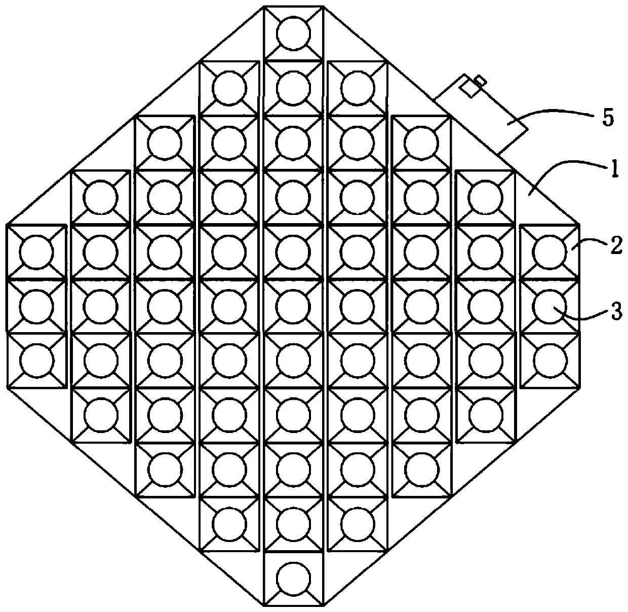 Hollow spinneret plate and use method thereof