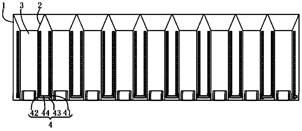 Hollow spinneret plate and use method thereof