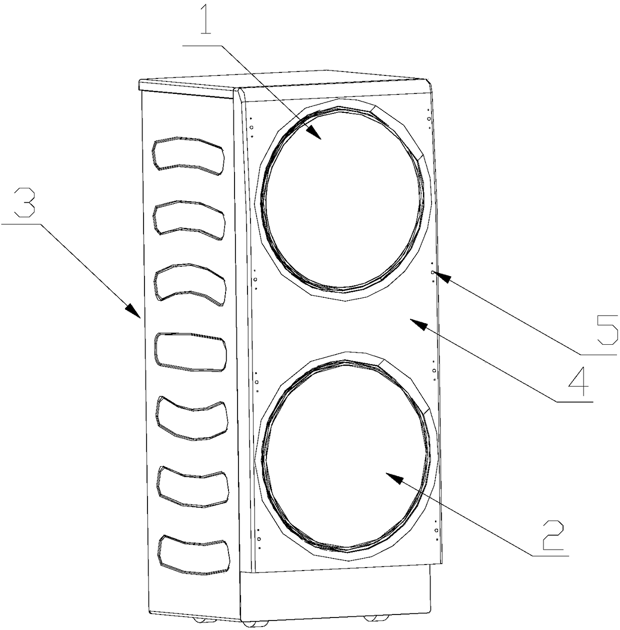 Embedded-type clothes processing equipment