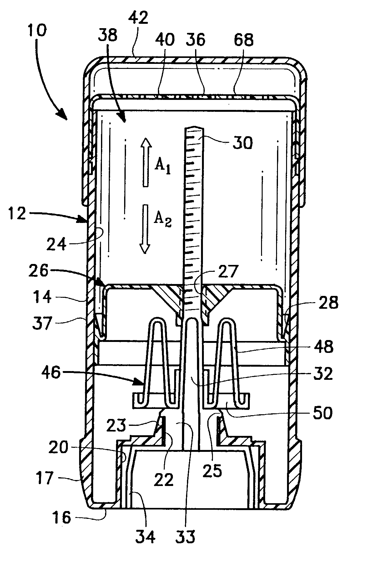 Flow control product dispenser