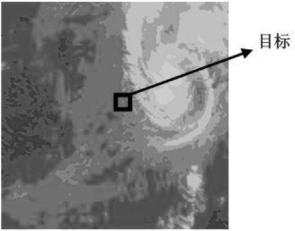 Method for detecting weak and small target based on space-time partial differential equation