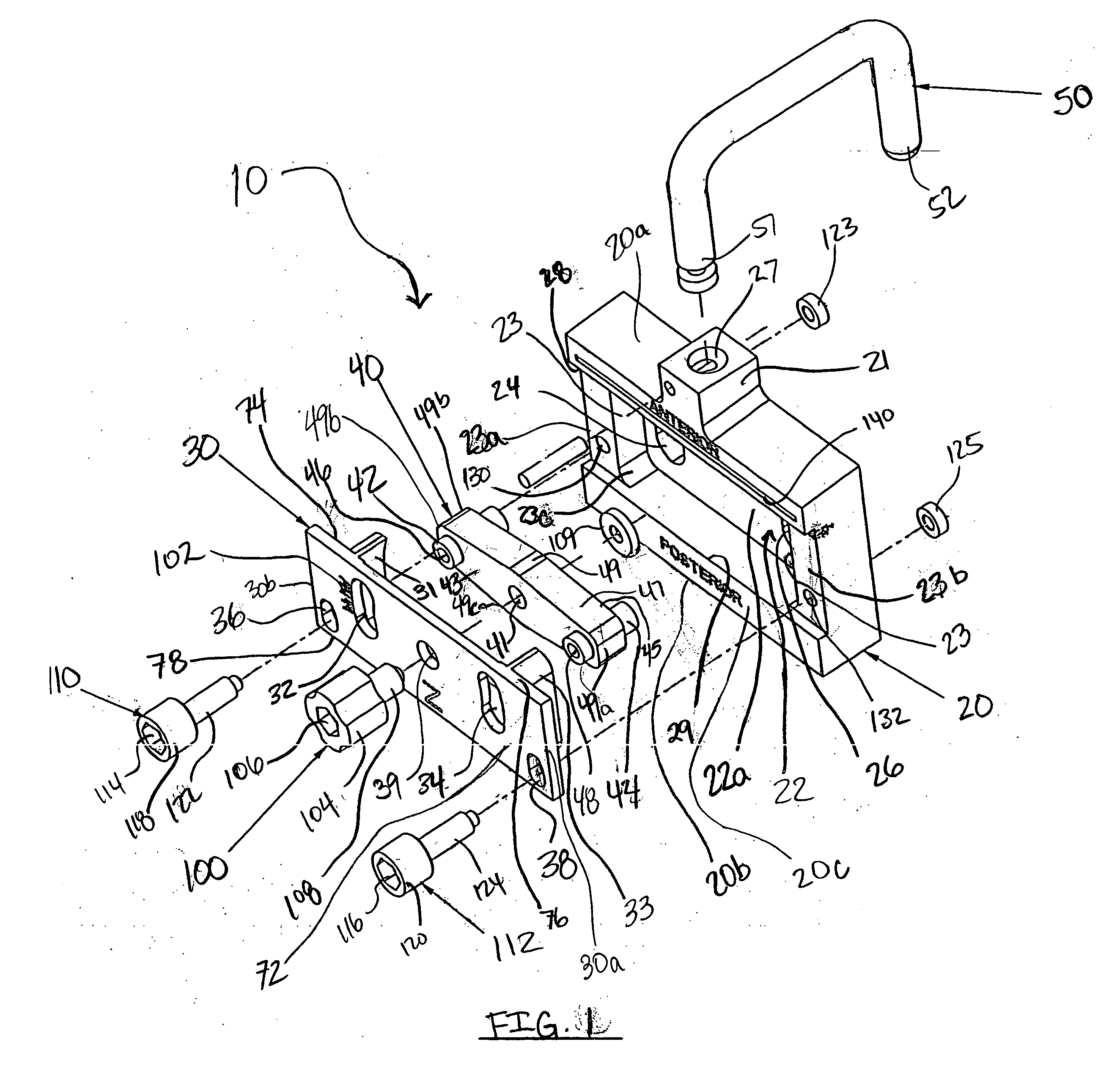 Knee balancing block