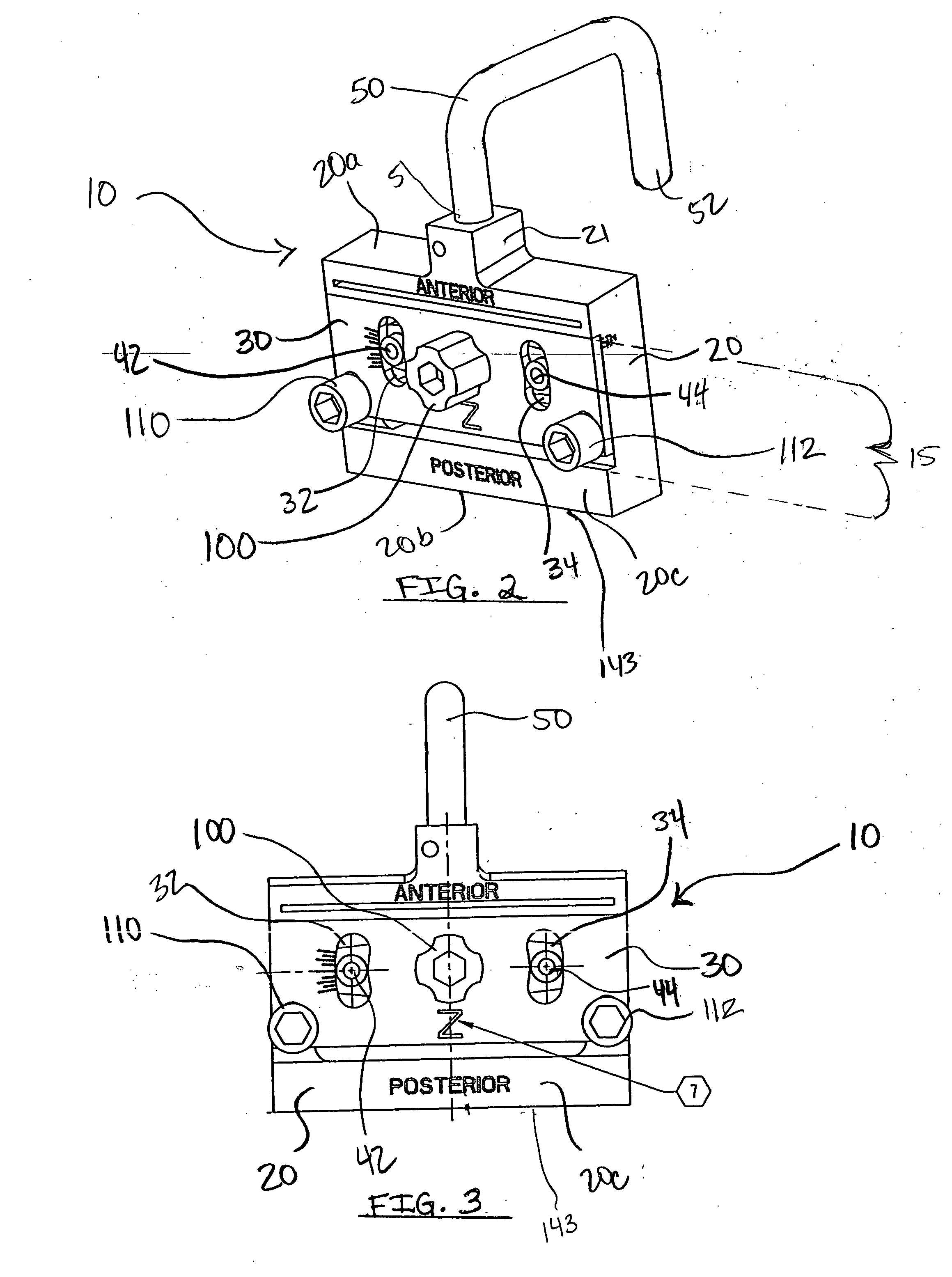 Knee balancing block