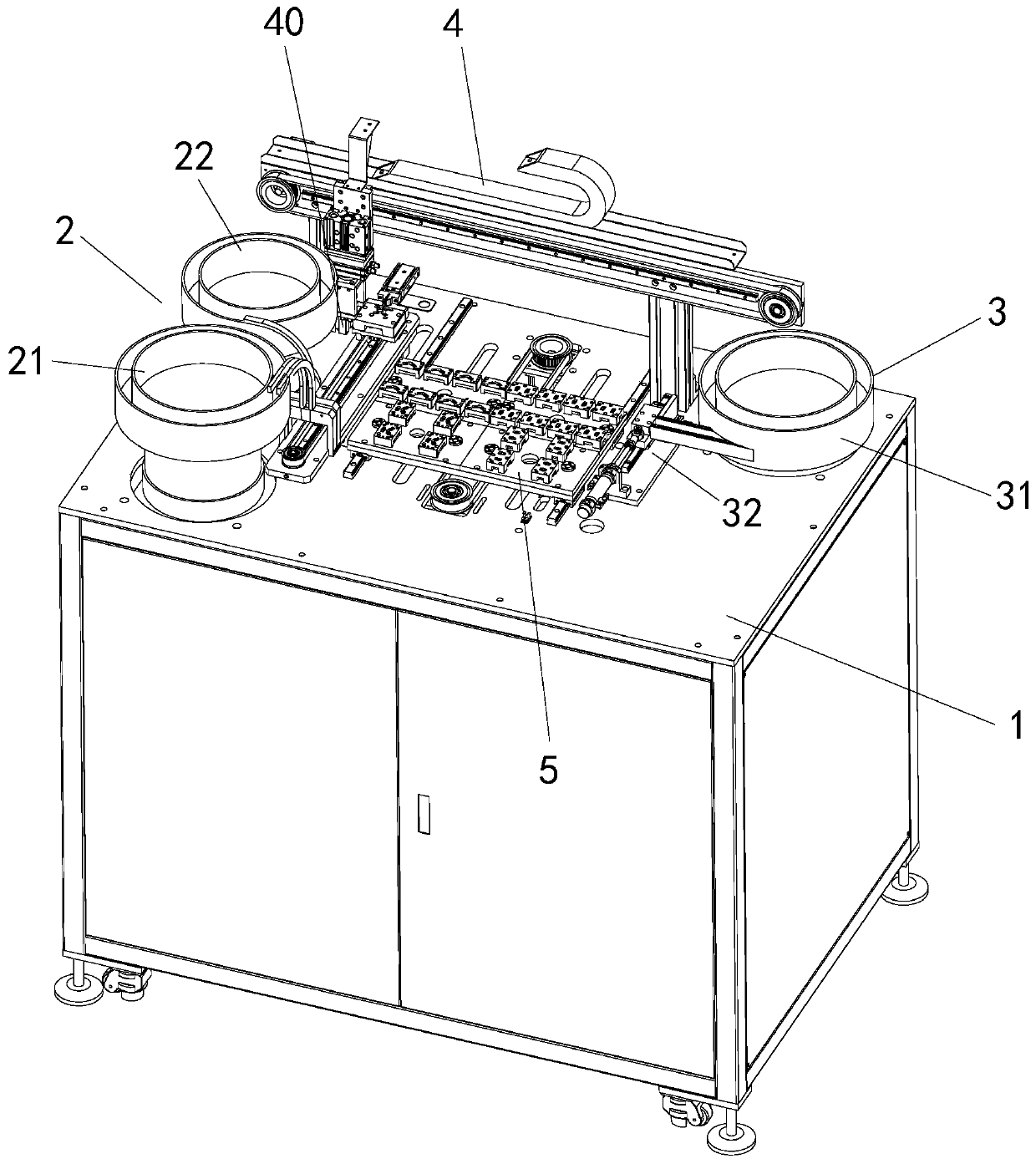 Automatic pin inserting machine