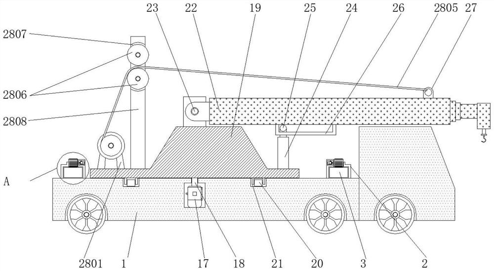 Hydraulic lifting device for chimney installation