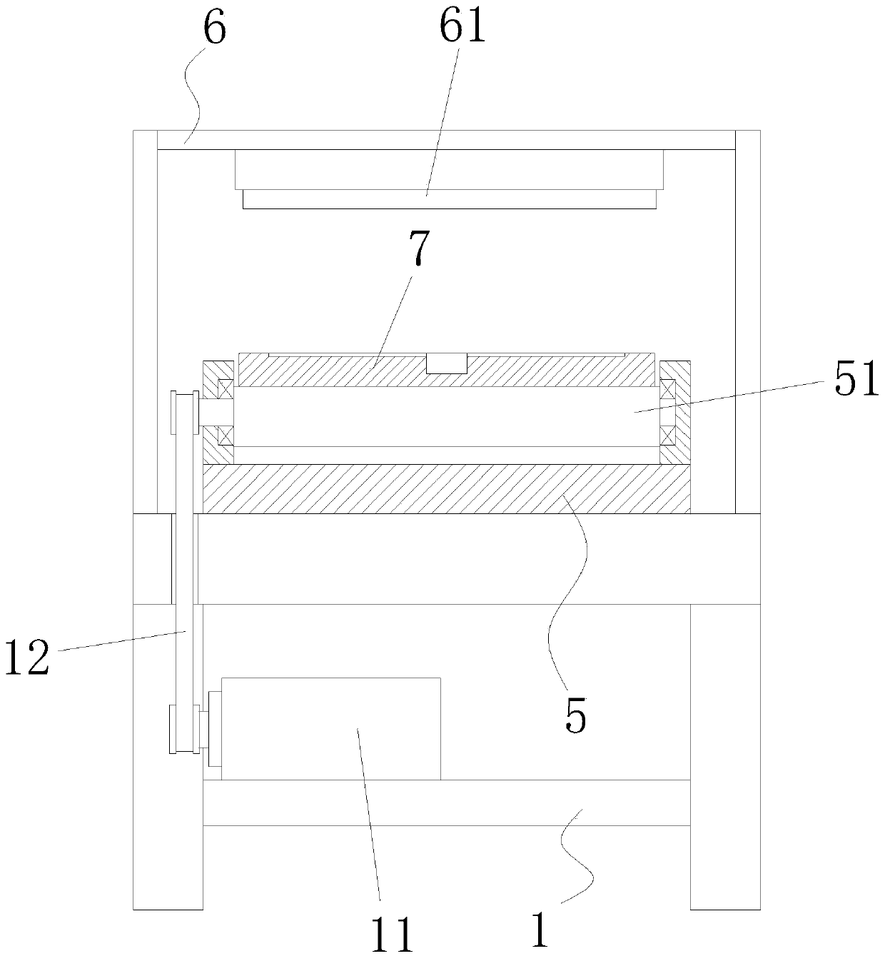 Curved edge glass cover anti-glare surface treatment equipment and treatment method