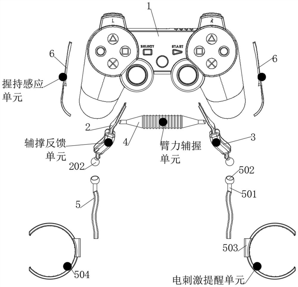 Data processing system of gamepad
