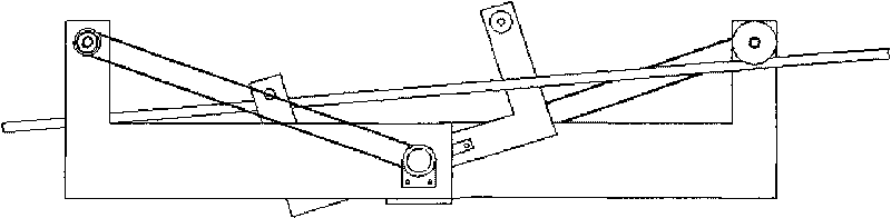 Line transfer mechanism used for detecting electric transmission line