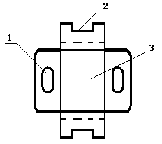 Air switch fixing frame