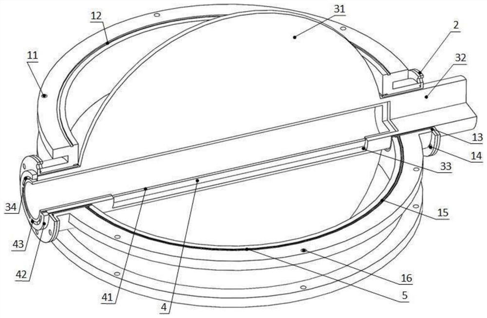 Blending butterfly valve