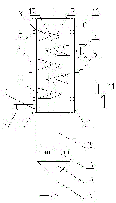 Plasma sewage treatment device and treatment method thereof