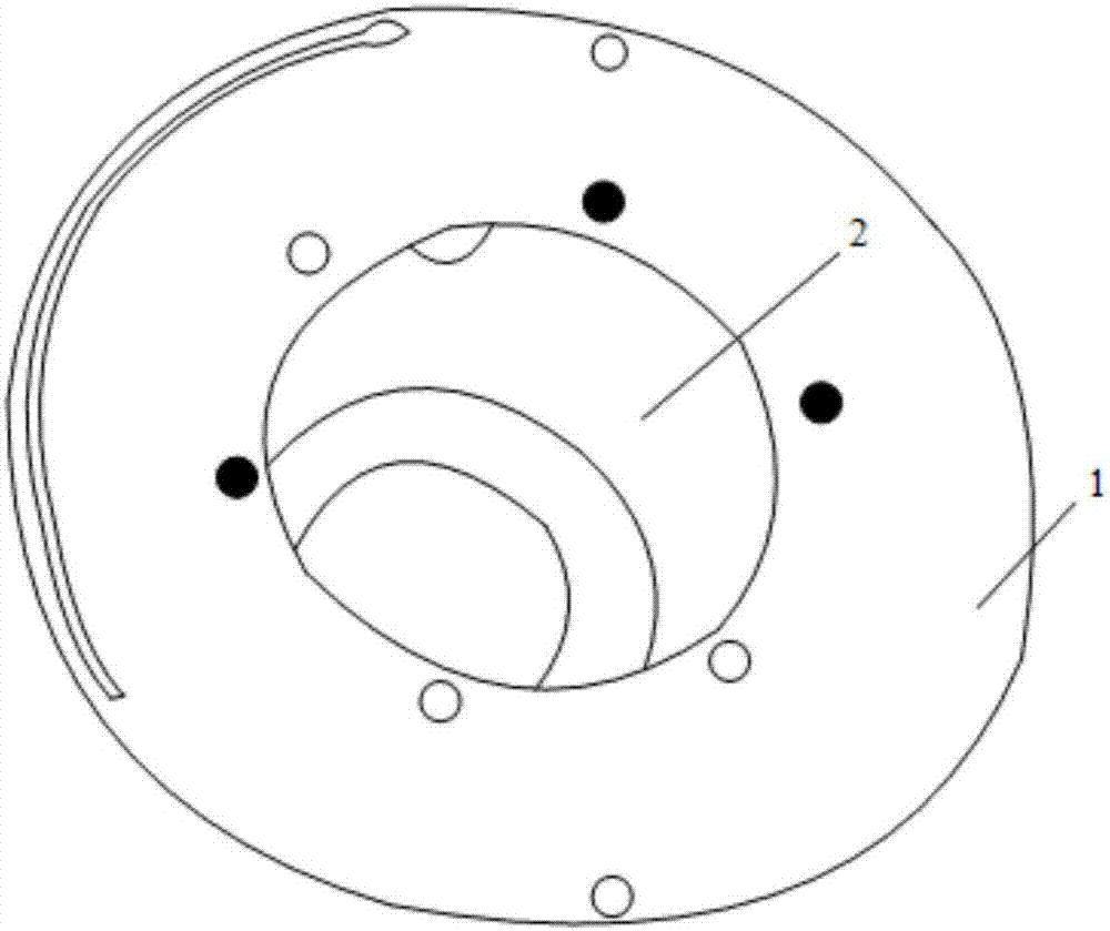 Support assembly of movable scroll plate of air conditioner compressor