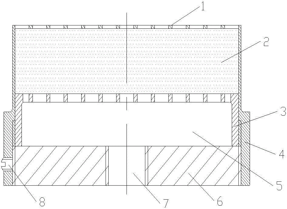 Porous material nozzle with adjustable air permeability