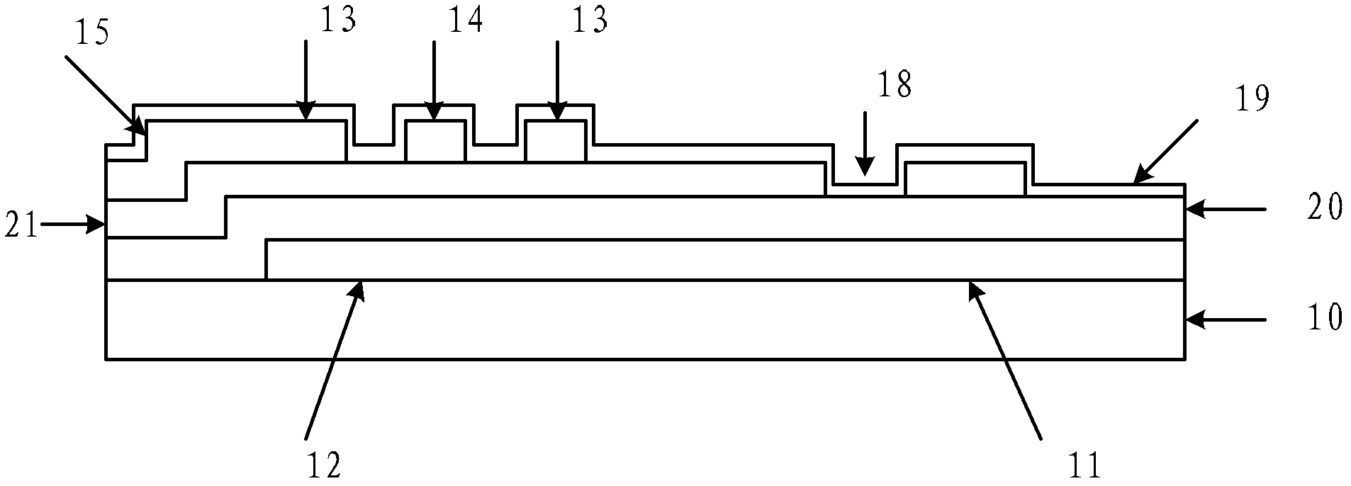 TFT array substrate, liquid crystal display panel method for manufacturing the array substrate