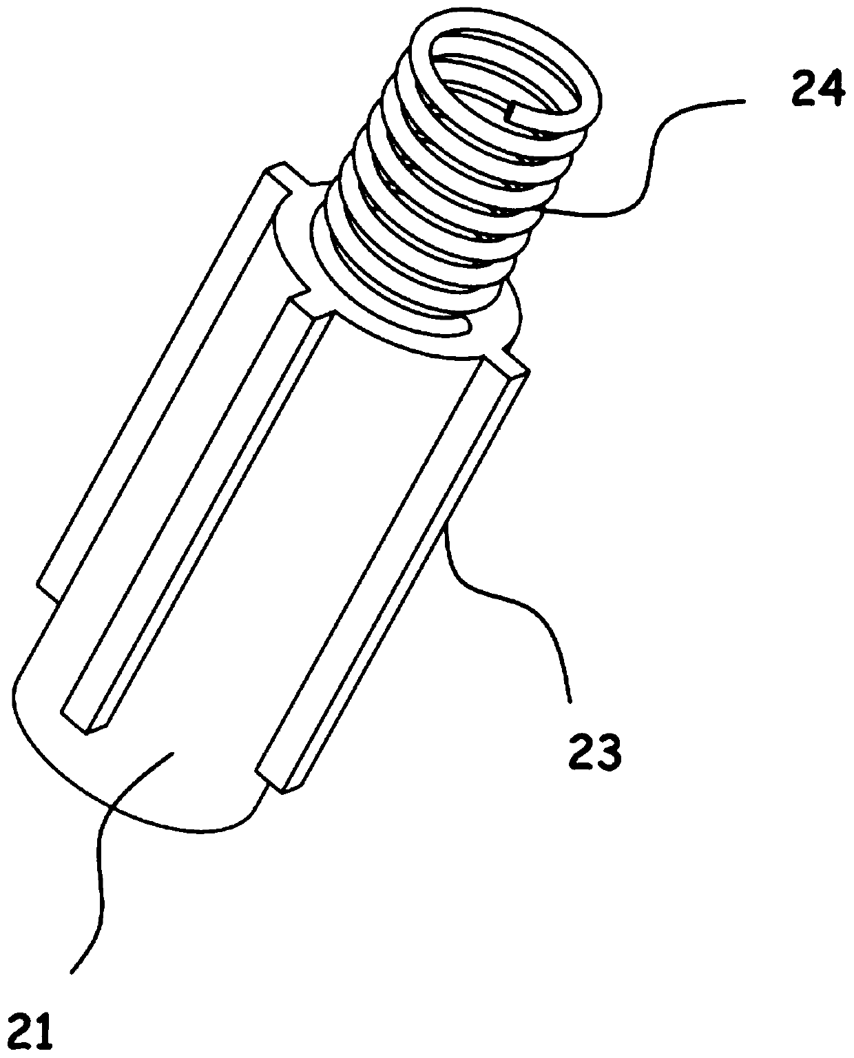 Crushing treatment device for recycling industrial solid waste