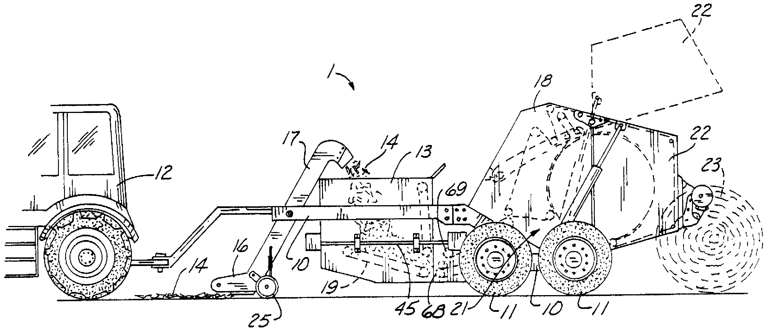 Corn stalk baling method and apparatus