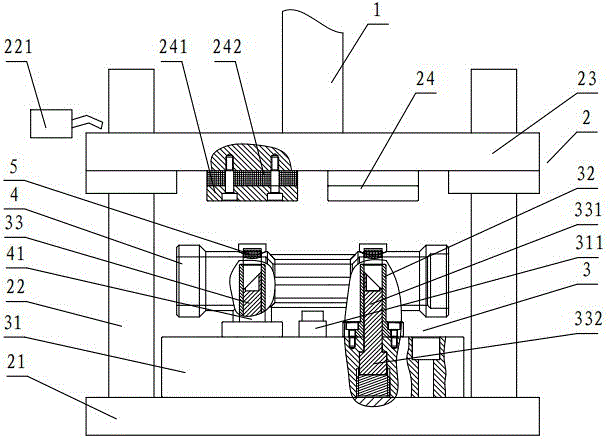 Mounting device for ultrasonic heat meter reflector