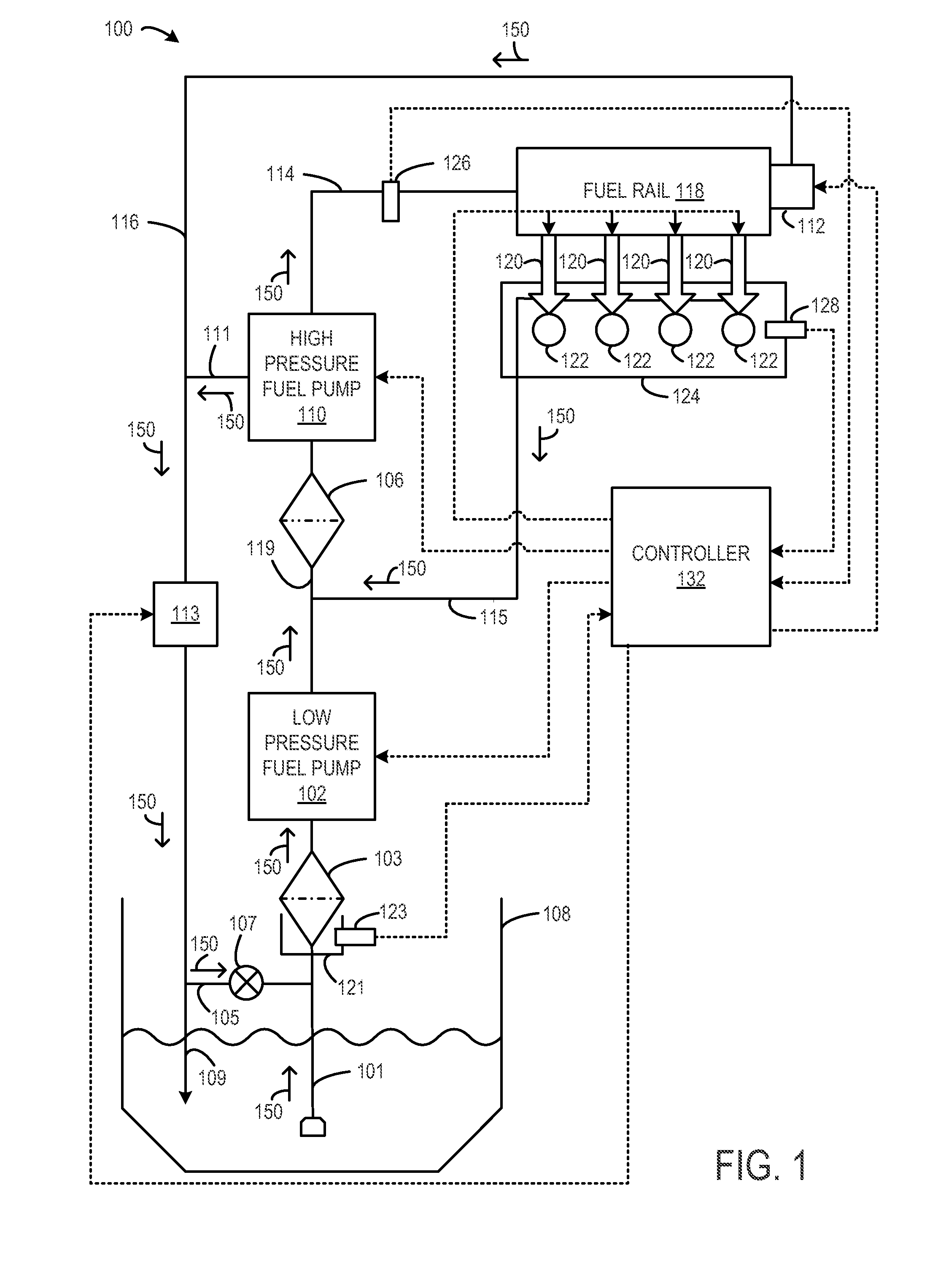 Multi-staged fuel return system