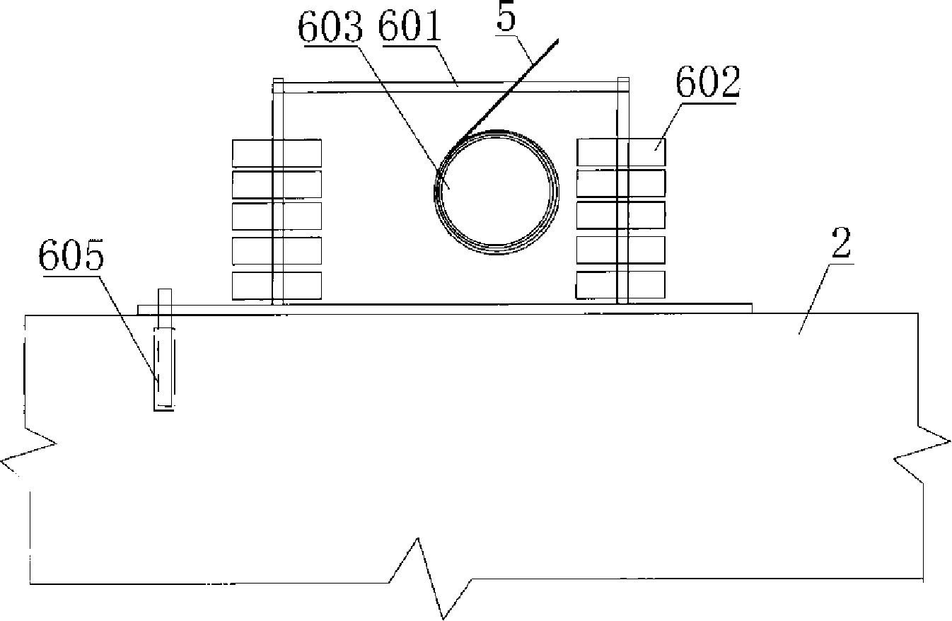 Curtain wall unit hanging equipment and construction method thereof