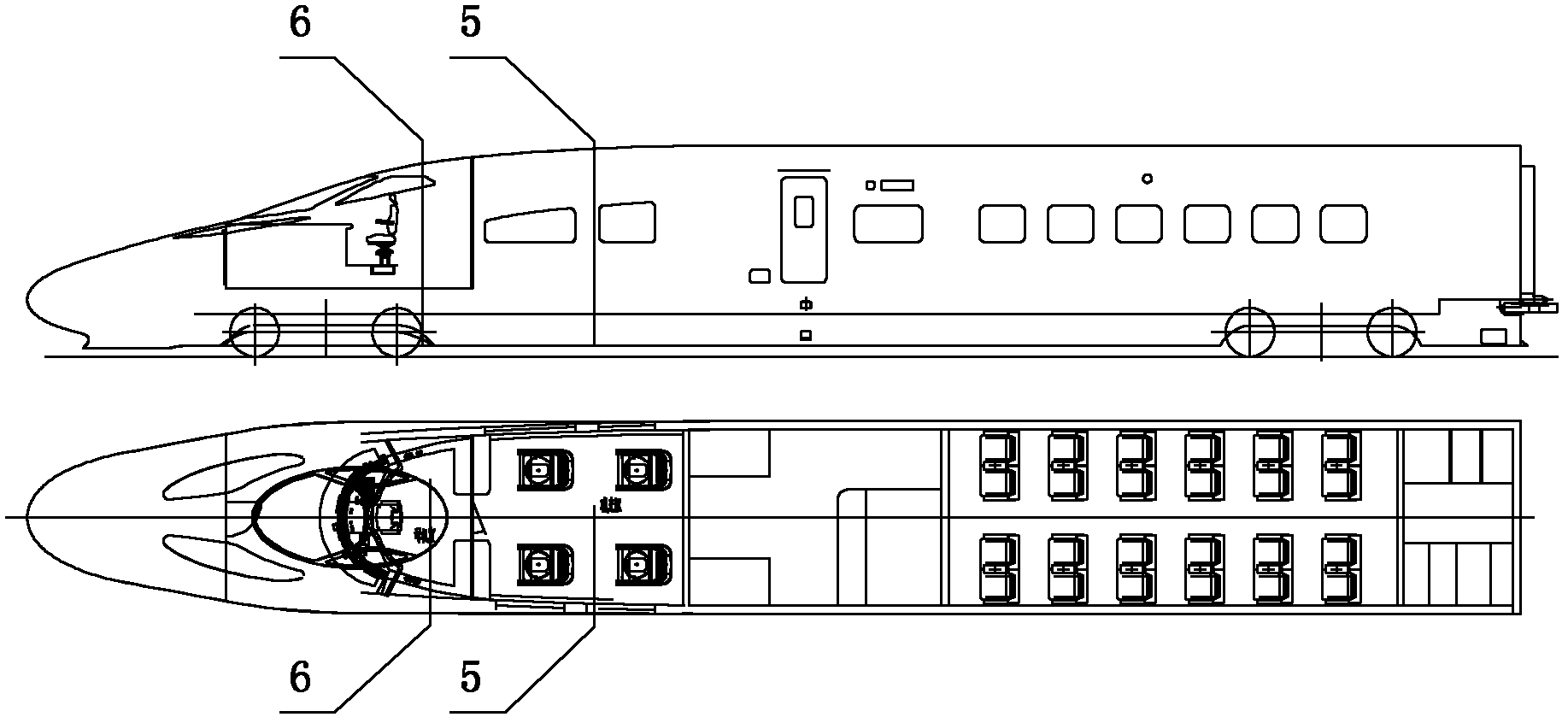 Noise transmission route testing method for railway vehicle