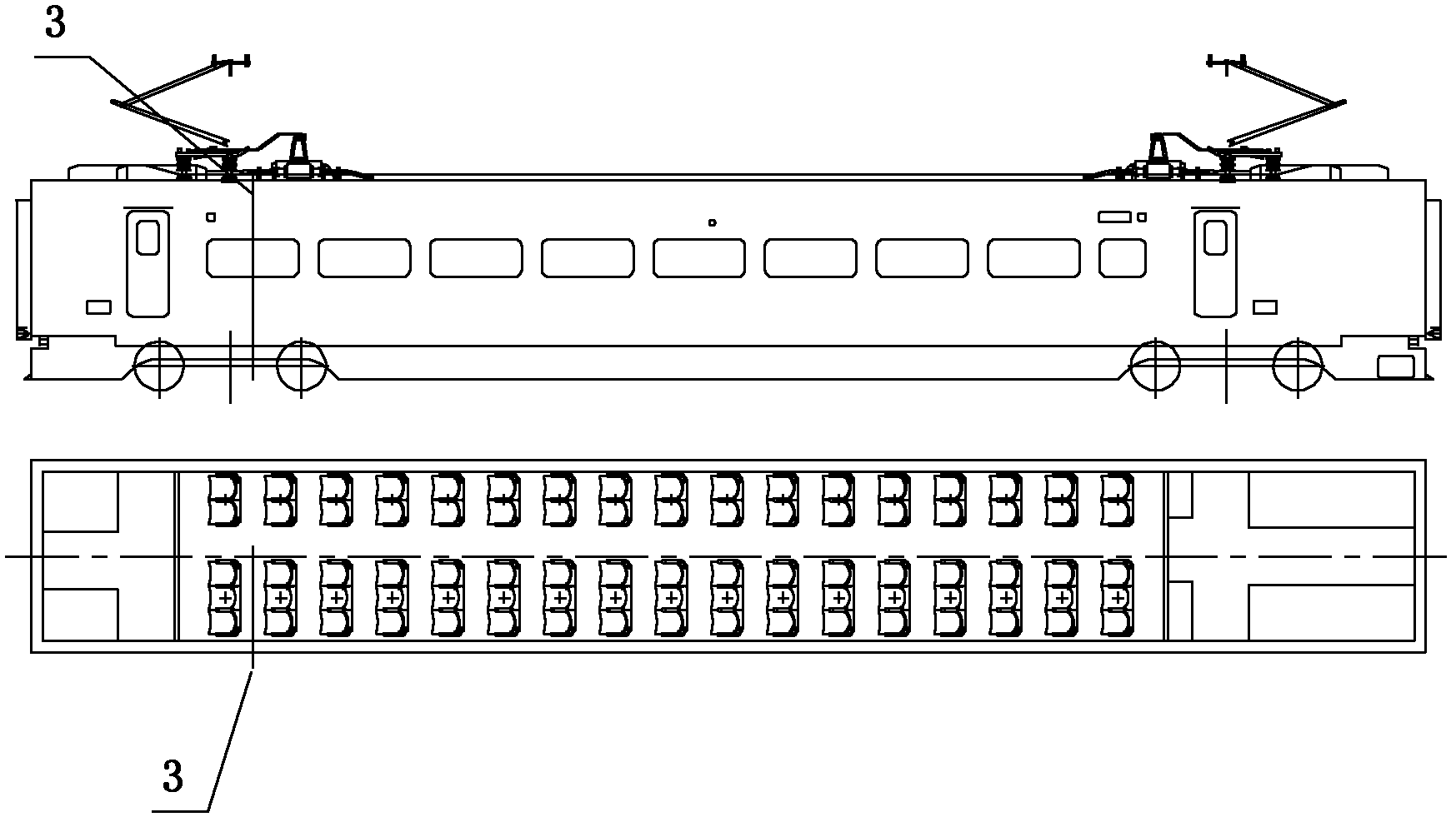 Noise transmission route testing method for railway vehicle