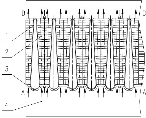 Tube bundle for direct air cooling condenser