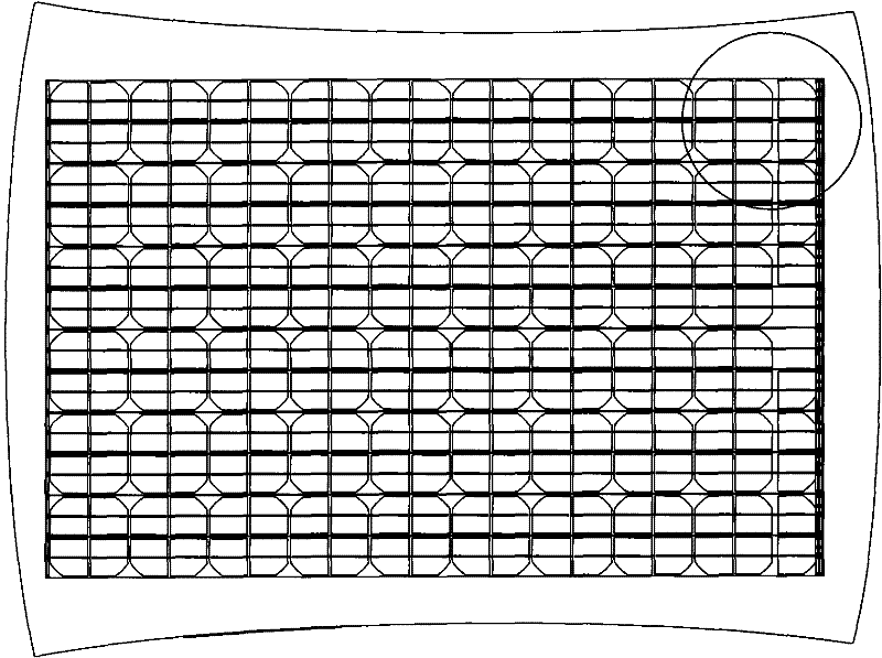 Solar energy battery panel for automobile