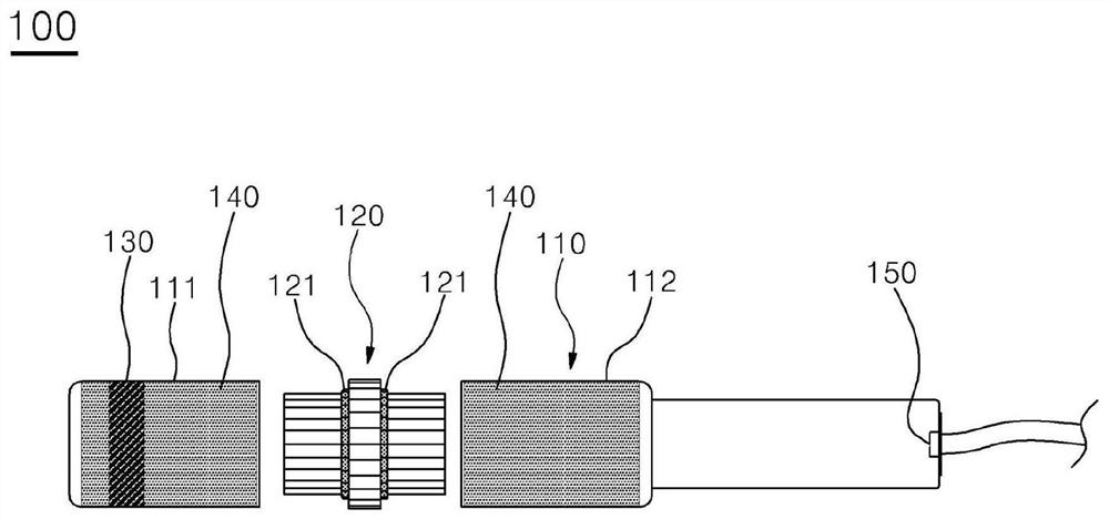 Uterine massager using micro-vibration and light emitting diode