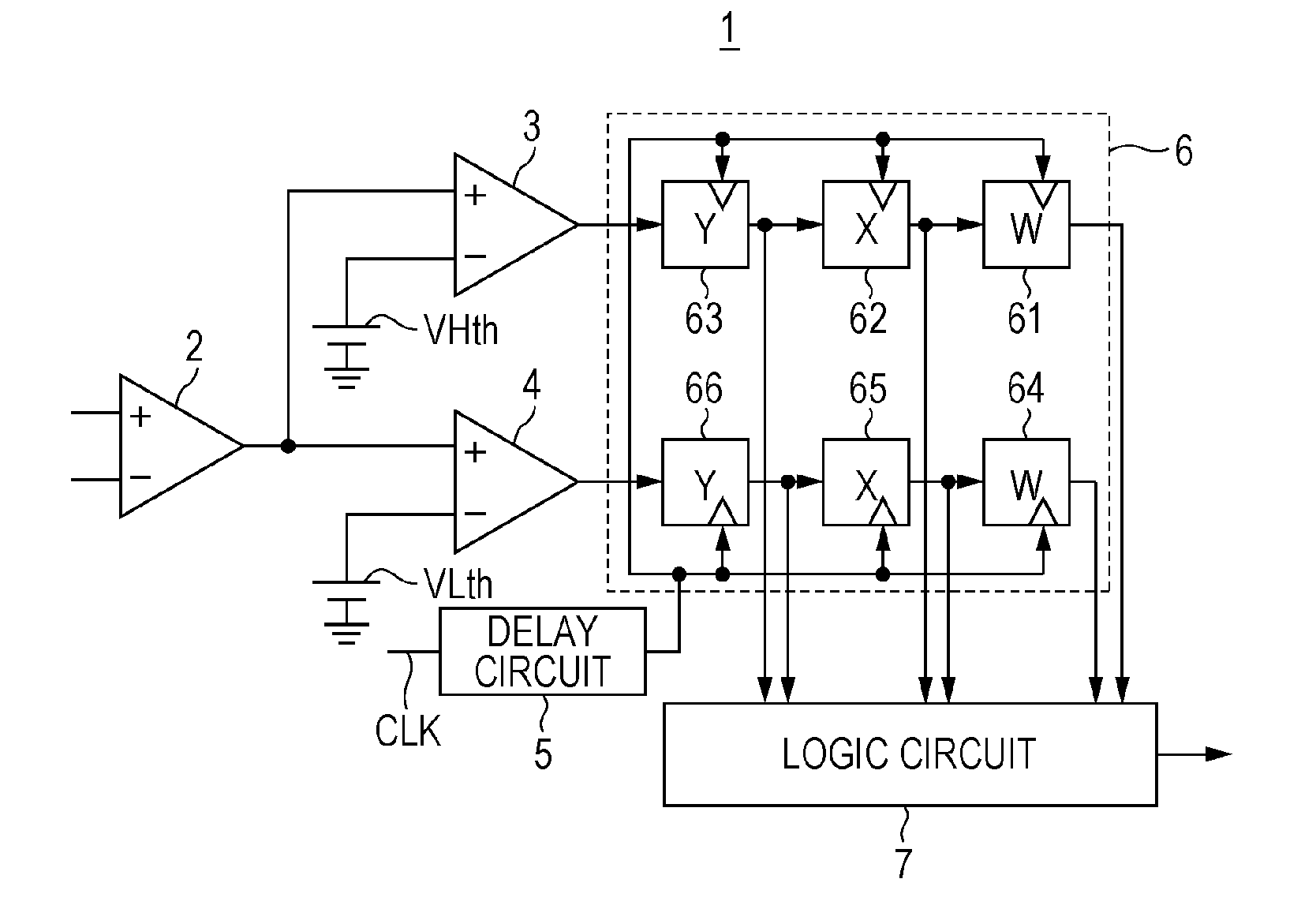 Receiving apparatus for differential signals