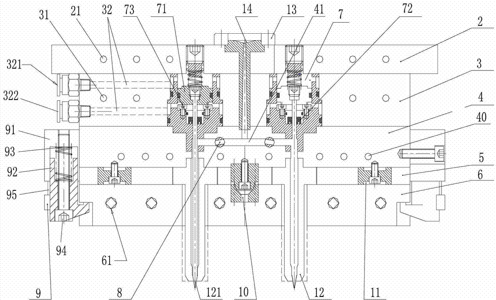 Modularized cold runner system