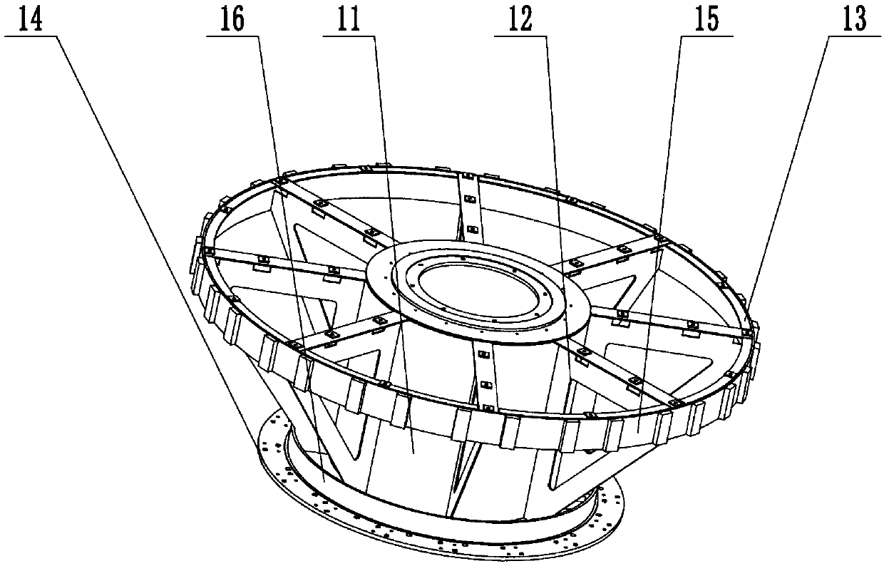 Light Ka-band reflecting-surface antenna and manufacturing method thereof