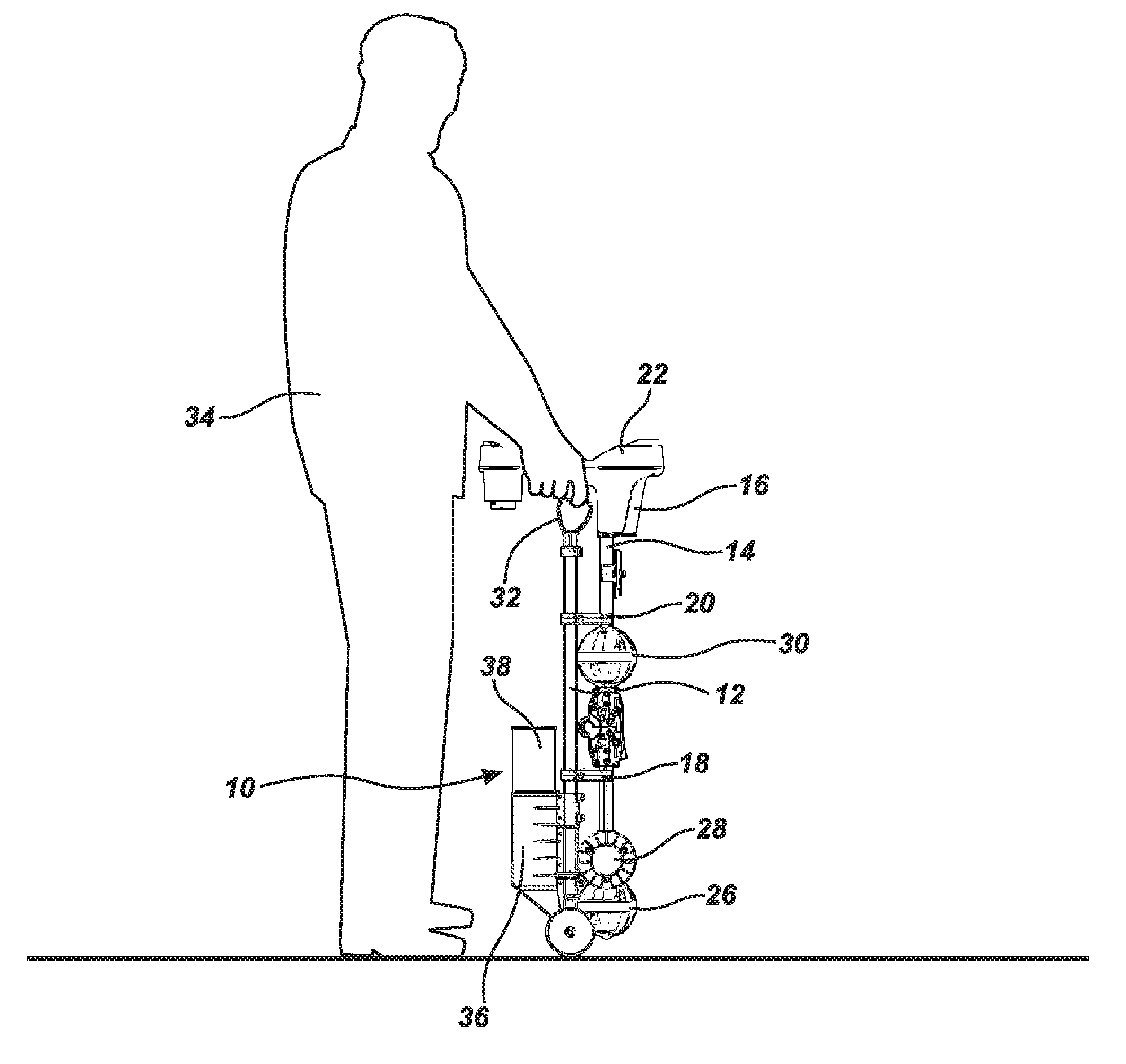 Marking Paint Applicator for Portable Locator