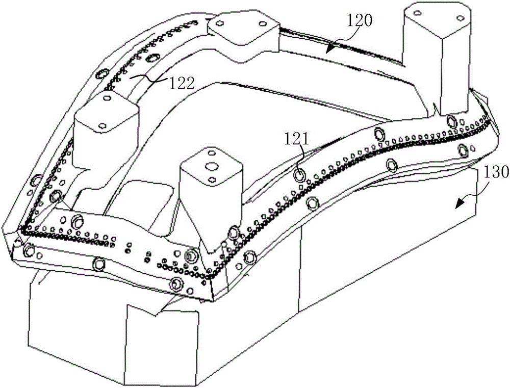 Laser synchronous welding device