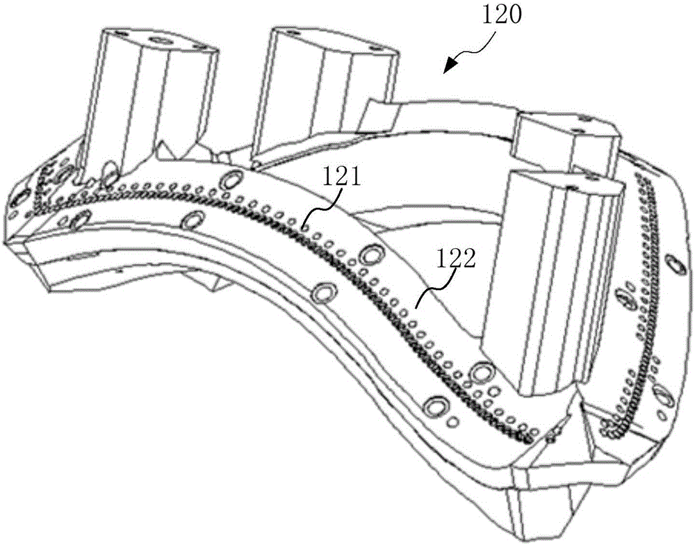 Laser synchronous welding device