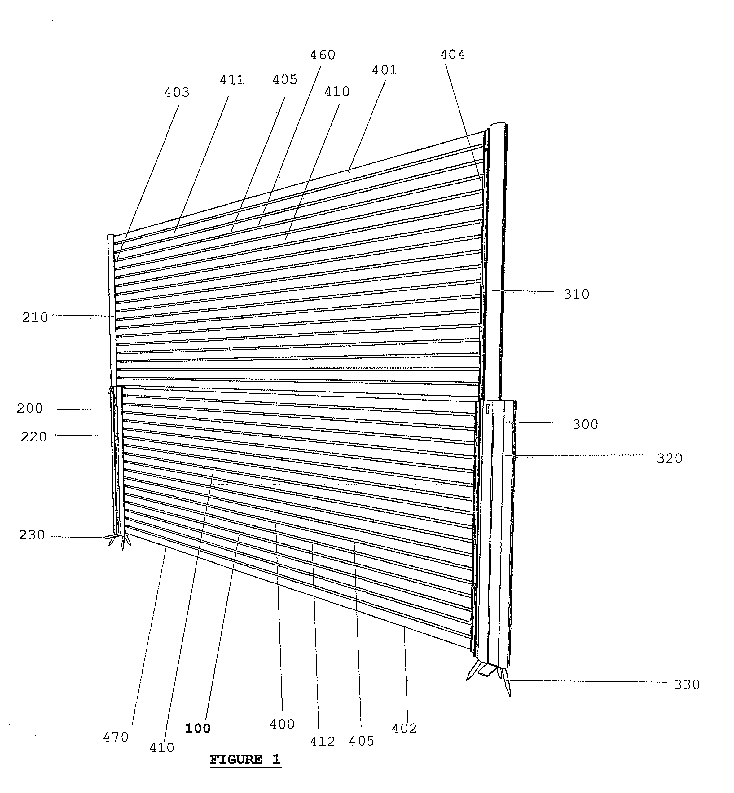 Portable Height Adjustable Barrier for Screening Off the Source of Traffic Congestion