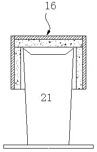 A water-cooled crystallization process for steel ingot without riser