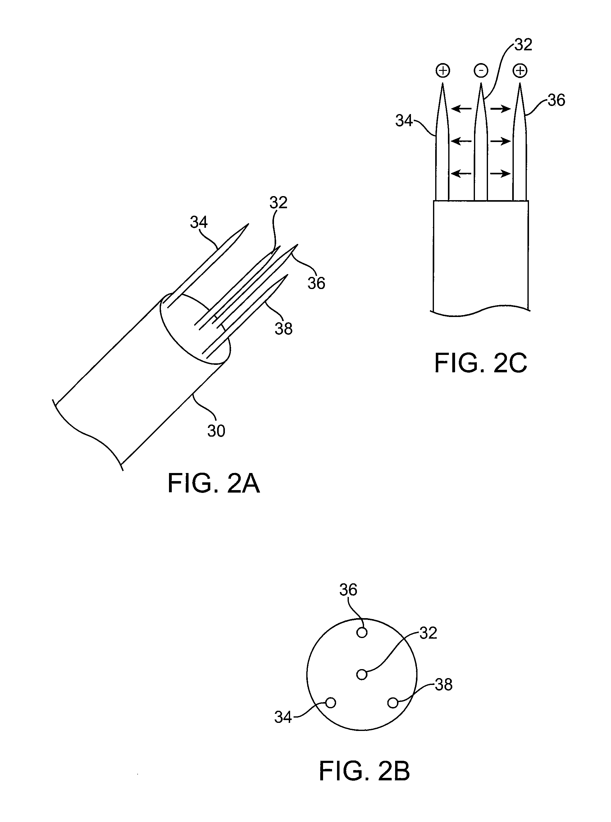 Ablation probe with deployable electrodes