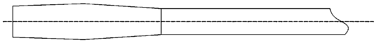 Hot heading molding process for large-size torsion bar of bullet train