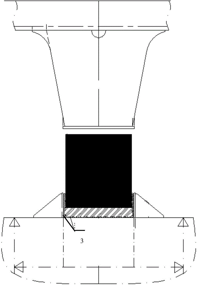 Shaking stopping device for B-type enclosure system of large-scale LNG ship