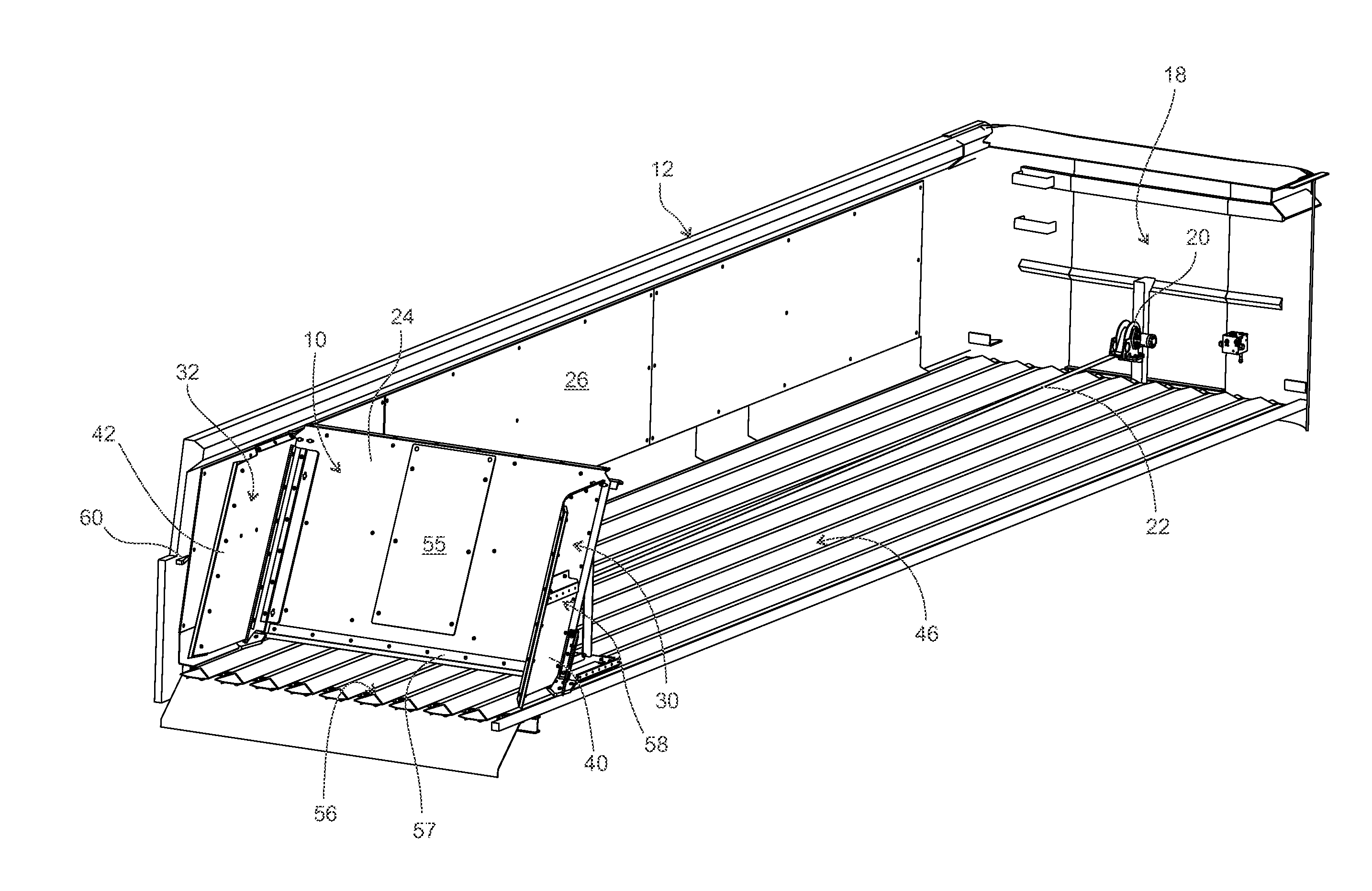 Moving Cleanout For Reciprocating Conveyor System