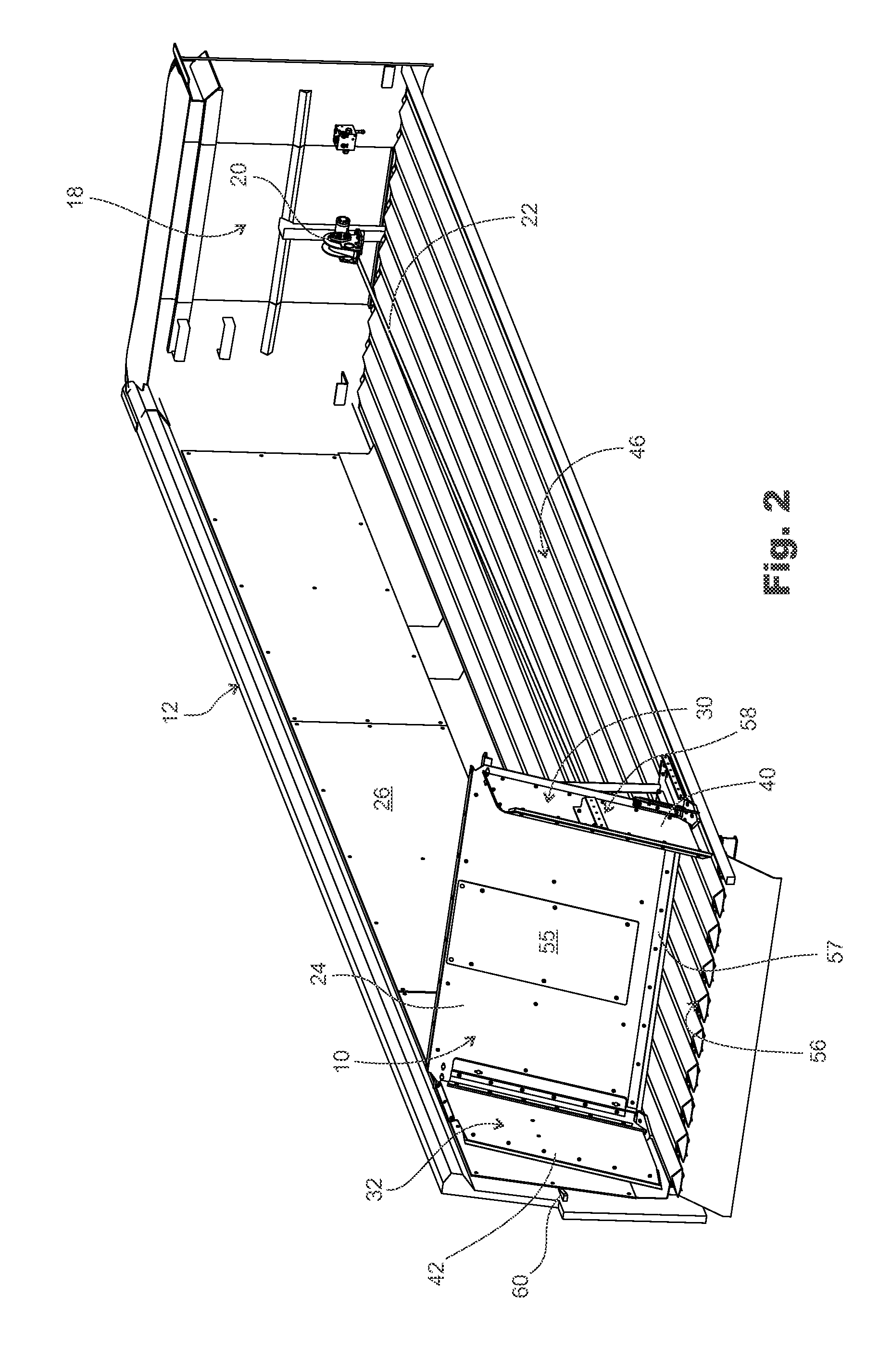 Moving Cleanout For Reciprocating Conveyor System