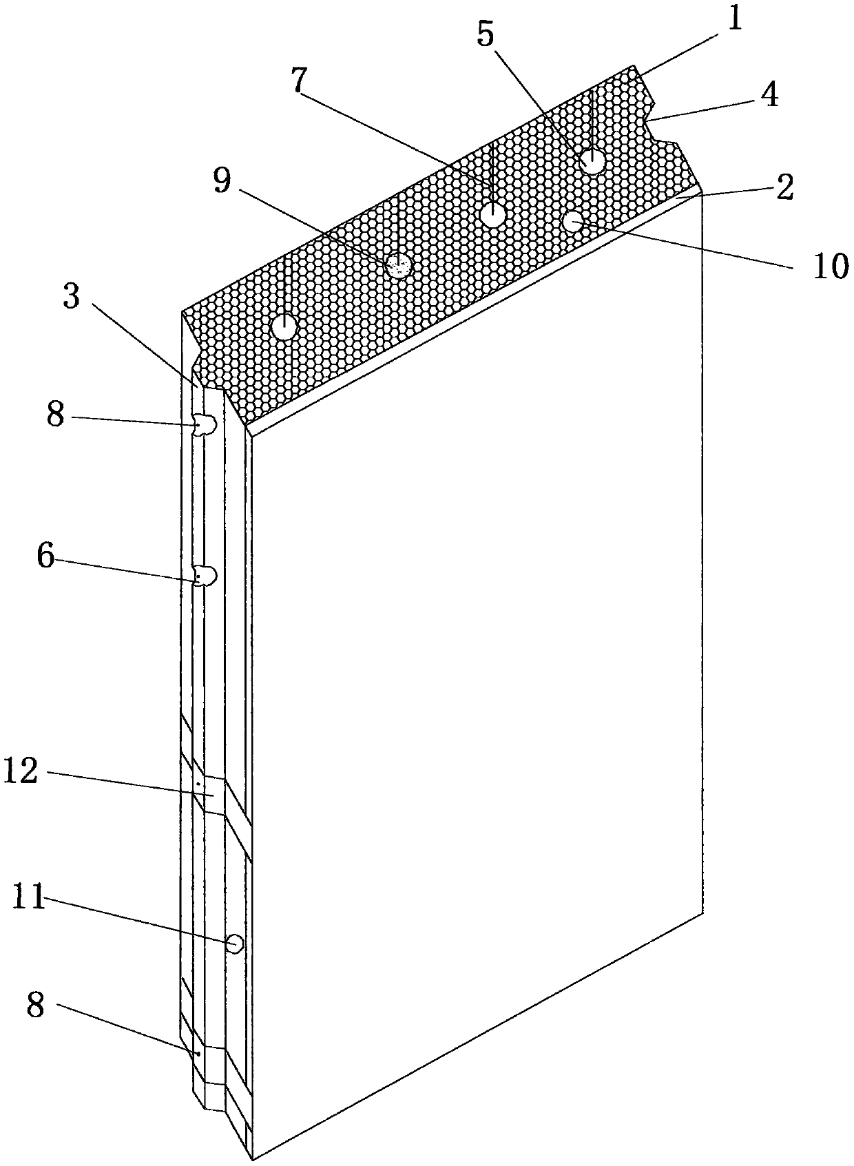 Manufacturing method of light wallboard with glaze