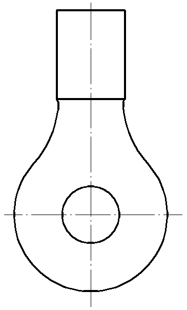 Forging method for R6-grade mooring chain riveting swivel