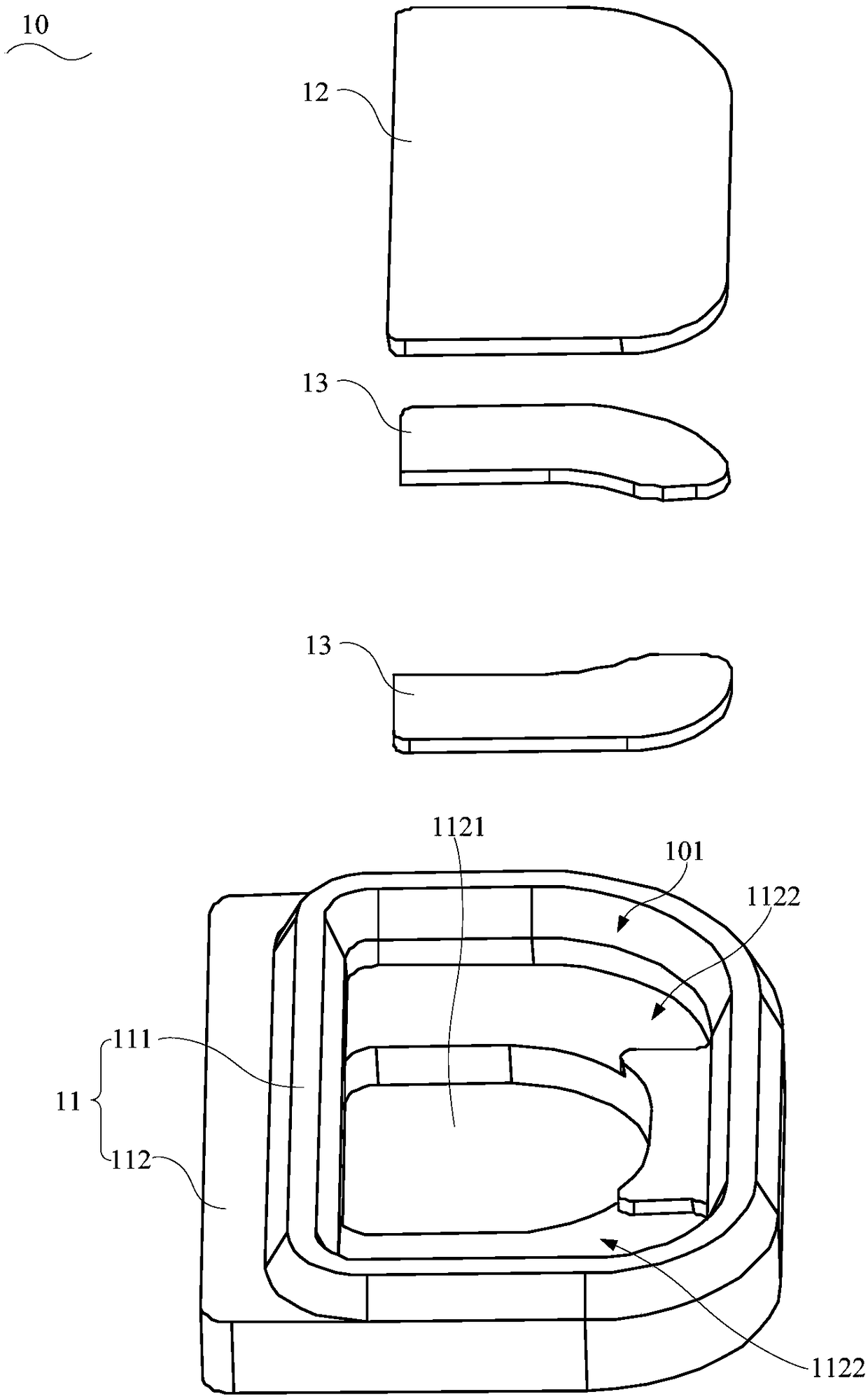 Sealing module, shell module and electronic equipment