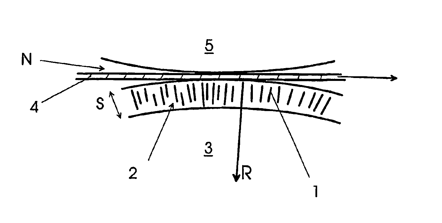 Polymer coating and a method for adjusting the properties of the polymer coating of a roll or a belt