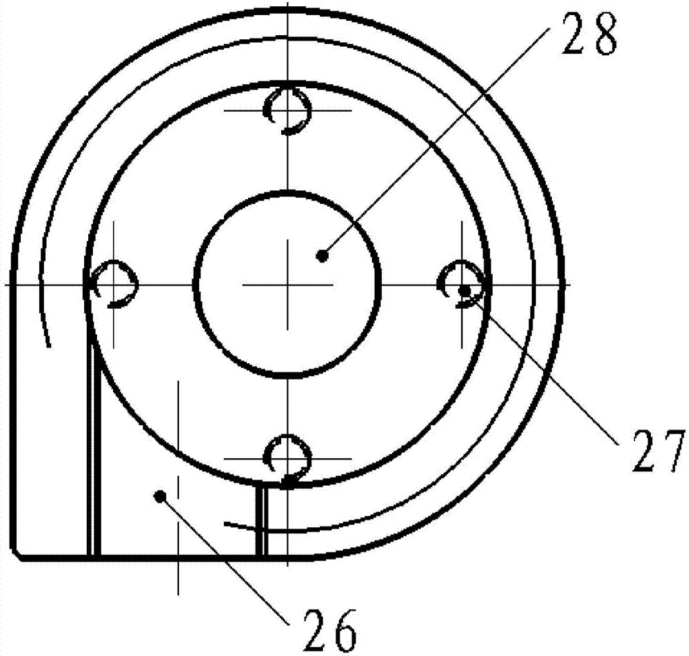 A side-axis powder feeding working head for laser powder processing