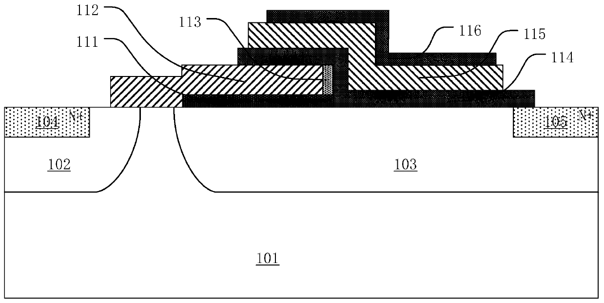 Lateral double-diffused transistor and manufacturing method thereof